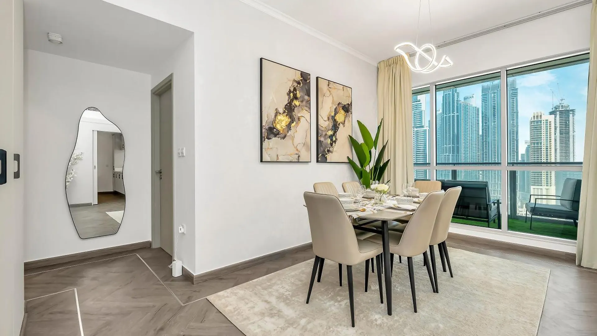 Luxe 4 Bedroom Apartment I Burj Khalifa & Fountain Views I Free Gym, Pool, Parking, Wi-Fi And Ps5 I By Skyline Serenity Dubai 0*,  United Arab Emirates