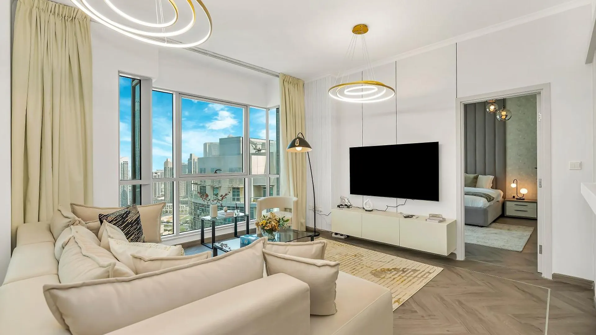 Luxe 4 Bedroom Apartment I Burj Khalifa & Fountain Views I Free Gym, Pool, Parking, Wi-Fi And Ps5 I By Skyline Serenity Dubai 0*,  United Arab Emirates